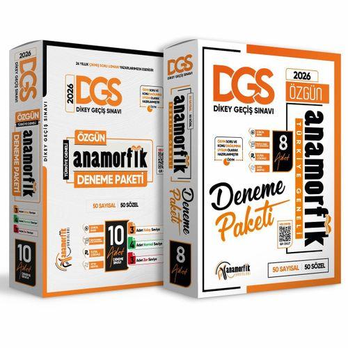 2026 DGS Anamorfik 10lu ve 8li Deneme Paketi 2li Set Özgün Yeni Nesil Türkiye Geneli Dijital Çözümlü