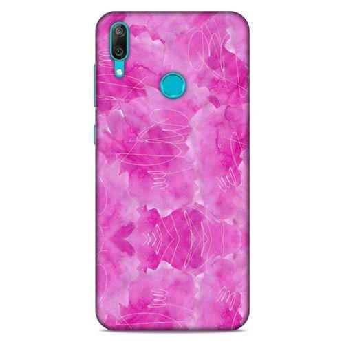 Huawei Y7 2019 Uyumlu Kılıf Pembe Delisi (41) Tank Kılıf Yazılı