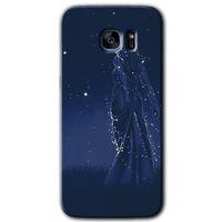Potkal Hediye Fabrikası Samsung Galaxy S7 Edge HD Baskılı Kılıf + 9D Tam Ekran Koruyucu - Gecenin Kraliçesi