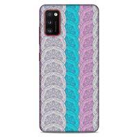 Lopard Samsung Galaxy A41 Uyumlu Kılıf Ethnic Culture (33) Hybrid Kılıf