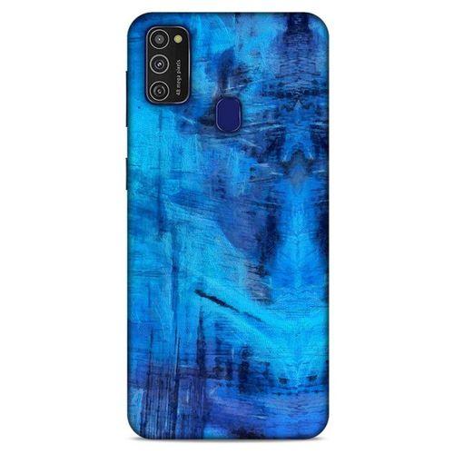 Samsung Galaxy M21 Uyumlu Kılıf Mavi Delisi (12) Koruyucu Silikon Duvar Kağıdı