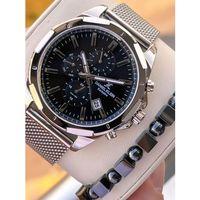 Daniel Klein Erkek Kol Saati 30 Metre Suya Dayanıklı Çelik Kordon + Bileklik Hediyeli VS.BLKT.0685