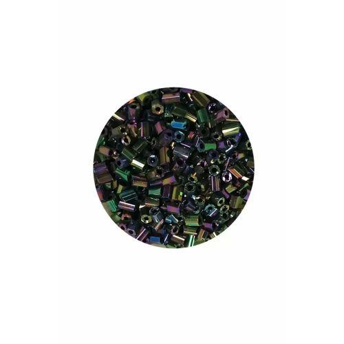 Kesme Cam Boncuk 2mm - 60 Gram - Parlak Alacalı - BNC352