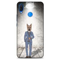Huawei Psmart 2019 Kılıf Köpek Kıyafetleri (9) Kılıf Alman Kurdu Süveter