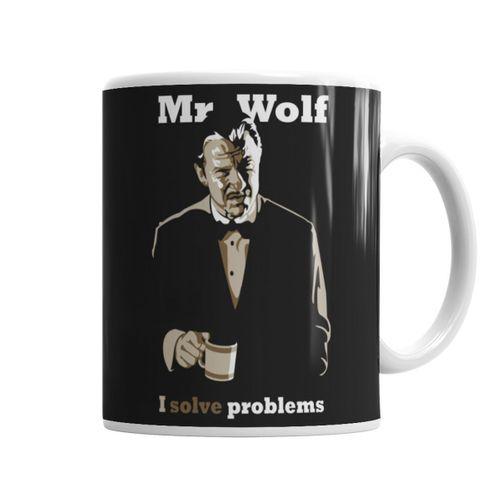 Mr Wolf I Solve Problems Kupa Bardak Porselen
