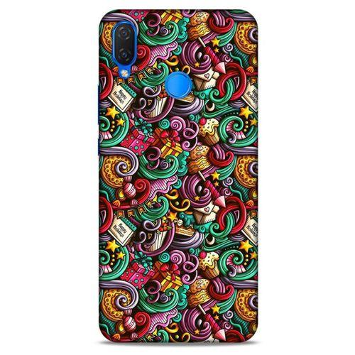 Graffitix (44) Desenli Silikon Kapak Huawei Psmart 2019 Kılıf