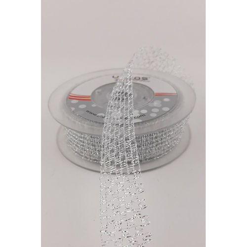 Gümüş Rengi File Simtela Kurdele 20 mt 2.5 Cm