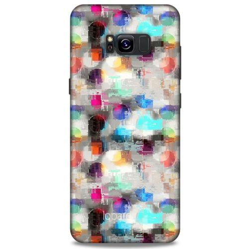 Samsung Galaxy S8 Plus Kılıf Pastel Renkler (8) Baskılı Kılıf Turkuaz Beyaz