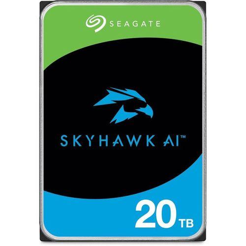 20 TB SEAGATE 3.5 SKYHAWK AI SATA 512MB 7/24 GUVENLIK ST20000VE003 (5 YIL RESMI DIST GARANTILI)