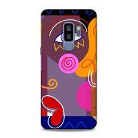 Samsung Galaxy S9 Plus Uyumlu Kılıf Face'X 49 Ultra Silikon Kılıf Çizim