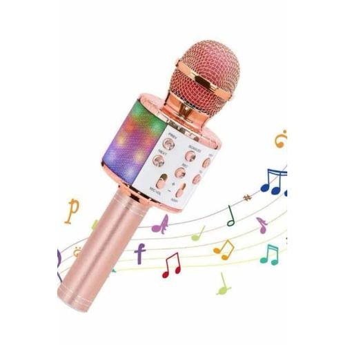 Karaoke Mikrofon Bluetooth Bağlantılı Aux Girişli Uzun Pil Ömrü Yüksek Ses Kaliteli