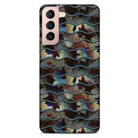 Lopard Samsung Galaxy S21 Uyumlu Kılıf Taşlı (34) Slim Armor Kılıf