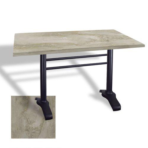 Dockers Çipa 3010 Döküm Ayak Masa 80x120 cm - (Werzalit, Wermodin ve Allzalit Tabla) - Irony