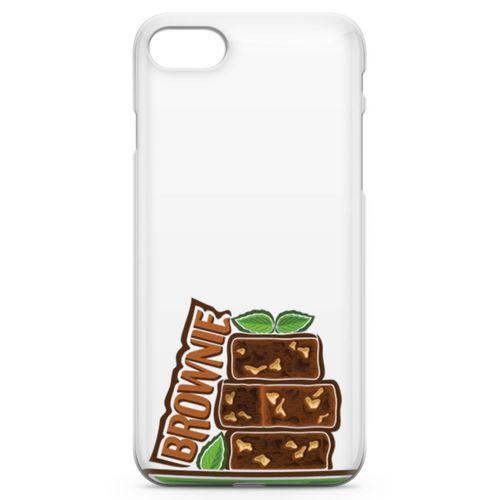 Apple iPhone 7 Kılıf Brownie Kek Arka Kapak Koruma Desenli Full Koruyucu