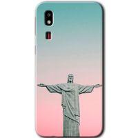 Galaxy A2 Core Kılıf HD Desen Baskılı Arka Kapak - Rio + Kırılmaz Cam