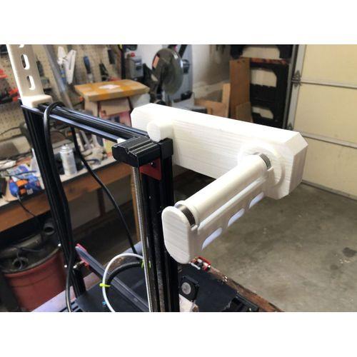 Silindir, CR-10 ve Alfawise U20 ile Ender 3 için Filament Yatak Silindir.
