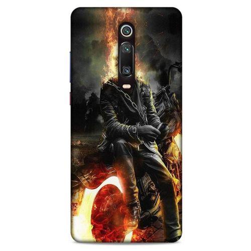 Xiaomi Mi 9T Uyumlu Kılıf Motorsiklet (16) Kalın Kılıf İskelet