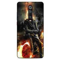 Xiaomi Mi 9T Uyumlu Kılıf Motorsiklet (16) Kalın Kılıf İskelet