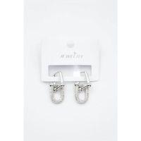 Tf Zincir Küpe - Gümüş