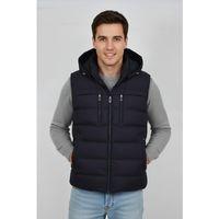 Erkek Kapüşonlu Spor Yelek 4021 BGL-ST04900