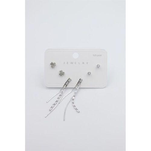 Çoklu Set Küpe - Gümüş