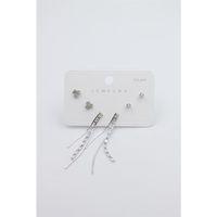 Çoklu Set Küpe - Gümüş