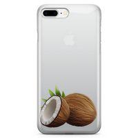 Apple iPhone 8 Plus Kılıf Hindistan Cevizi Arka Kapak Koruma Desenli Full Koruyucu