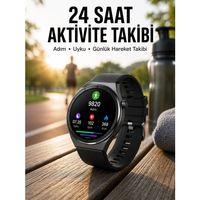 Akıllı Saat Bluetooth Bağlantılı Amoled Ekran Uyku Ve Sağlık Takibi Yeni Nesil