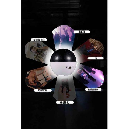 Yıldız Yansıtmalı Projeksiyon Gece Lambası Şarjlı Taşınabilir