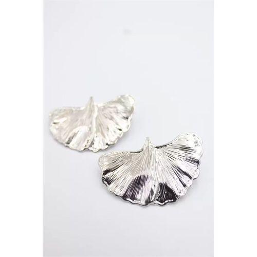 Yaprak Küpe - Gümüş