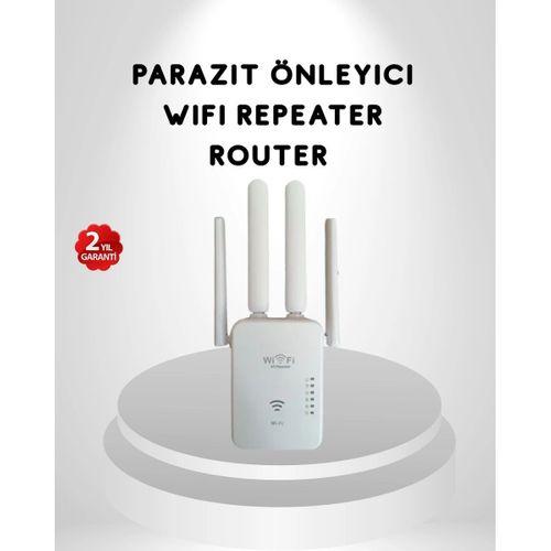 300mbps Wifi Menzil Genişletici 4 Antenli Wpa3 Güvenlikli Priz Tipi Repeater
