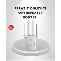 300mbps Wifi Menzil Genişletici 4 Antenli Wpa3 Güvenlikli Priz Tipi Repeater