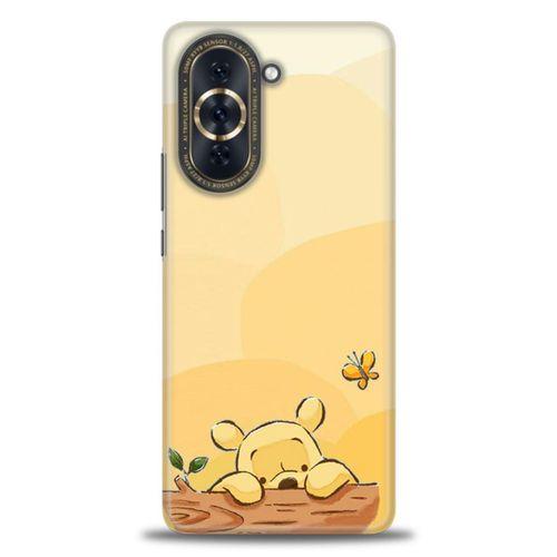 Huawei Nova 10 Pro Kılıf HD Baskılı Kılıf - Winnie ve Kelebek + Tam Ekran Koruyucu