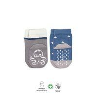 Bistyle Hayvan Figürlü Kaymaz Erkek Soket Çorap 2'Li BS10119 İndigo