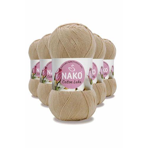 5 Adet Cotton Lüks Yelek Tunik Kazak Bluz Hırka İpi Yünü Camel 97582