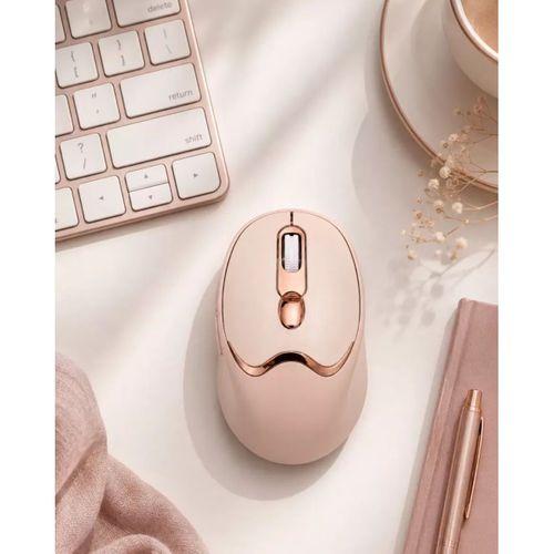 Bluetooth Ve 2.4g Destekli Sessiz Kablosuz Mouse Şarjlı Tasarım