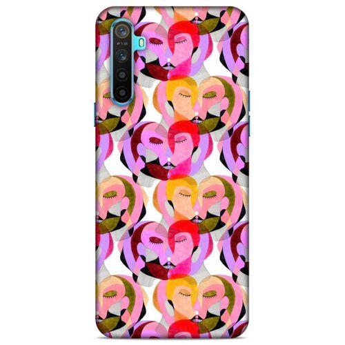 Lopard Oppo Realme 6i Uyumlu Kılıf Sürreal Yüzler ♀ (2) Kabı Desenli