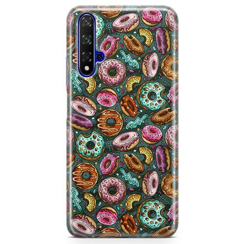Honor View 20 Kılıf Donutlar Arka Kapak Koruma Desenli Full Koruyucu