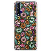 Honor View 20 Kılıf Donutlar Arka Kapak Koruma Desenli Full Koruyucu