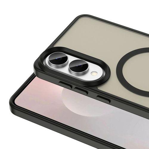 Galaxy S25 Edge Kılıf M-safe Şarj Özellikli Mat Arka Yüzey Zore Sio Kapak