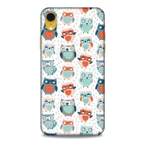 Baykuşlar (16) Desenli Silikon Kapak Telefon Kabı Apple iPhone XR Kılıf