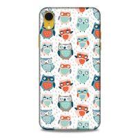 Baykuşlar (16) Desenli Silikon Kapak Telefon Kabı Apple iPhone XR Kılıf