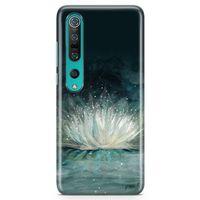 Xiaomi Mi 10 Kılıf Nilüfer Arka Kapak Koruma Desenli Full Koruyucu