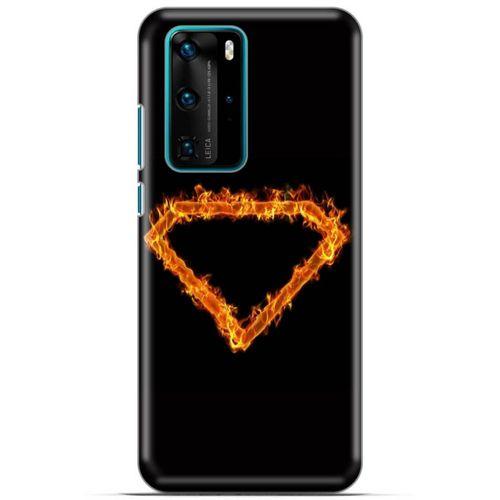 Lopard Huawei P40 Pro Uyumlu Kılıf FireX (49) Ultra Silikon Kılıf SuperMan