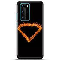 Lopard Huawei P40 Pro Uyumlu Kılıf FireX (49) Ultra Silikon Kılıf SuperMan