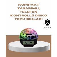 Taşınabilir Bluetooth Disko Topu Uzaktan Kumandalı Işık Efektleri