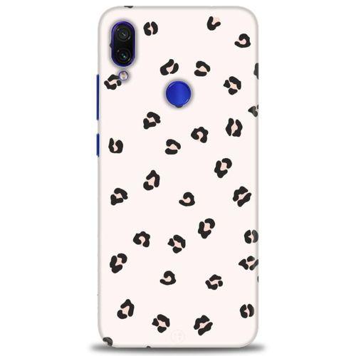 Xiaomi Redmi Note 7 Kılıf HD Baskılı Kılıf - Kahveli Leopar + Tam Ekran Koruyucu