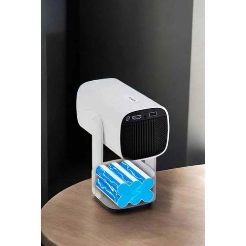 Akıllı Projeksiyon Powerbankli Taşınabilir Sinema Projektörü 4k Hd Kaliteli