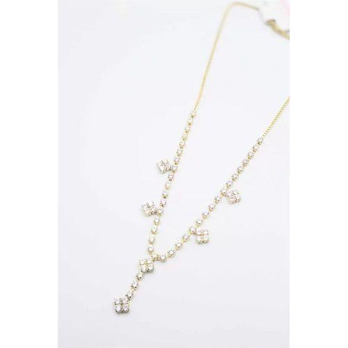 Xuping Taşlı Kolye - Altın