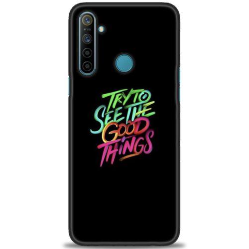 Realme C3 Kılıf HD Baskılı Kılıf - Good Things + Tam Ekran Koruyucu